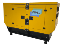 Дизельный генератор ETVEL ED-35QC в кожухе с АВР